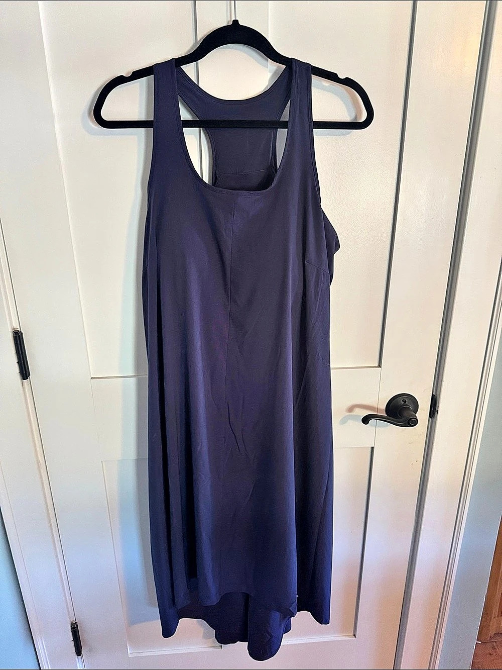 Halara Breezeful™ Racerback Built-in Bra High Low  Midi Dress with Pockets XL